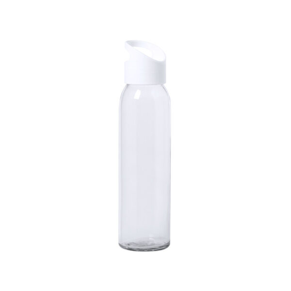 Botella personalizada decristal blanca
