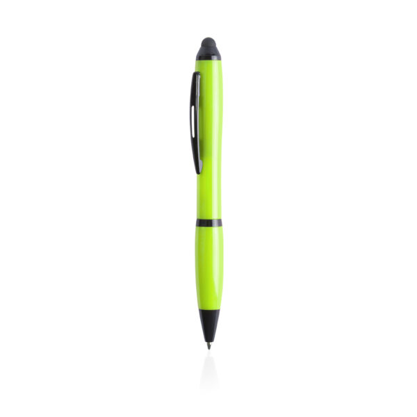 Bolígrafo verde lima y negro