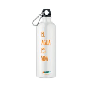 botella de aluminio personalizada con logo