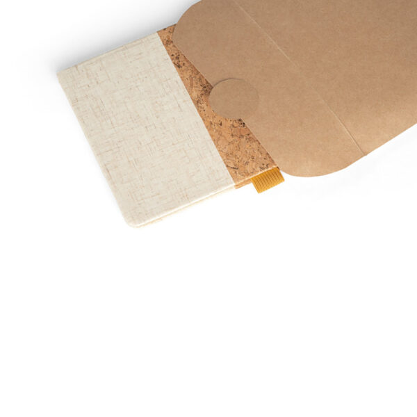 Cuaderno personalizado de corcho y color beige