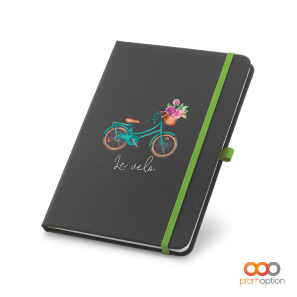 cuaderno personalizado A5 verde