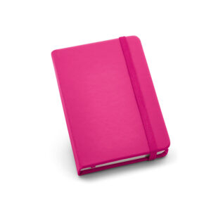 Cuaderno de notas de color rosa