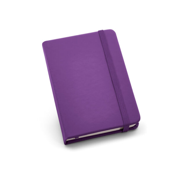 Cuaderno de notas de color morado