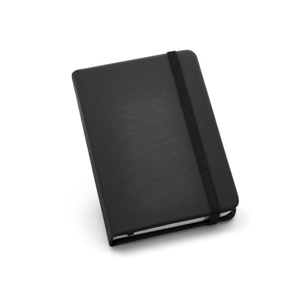 Cuaderno de notas de color negro