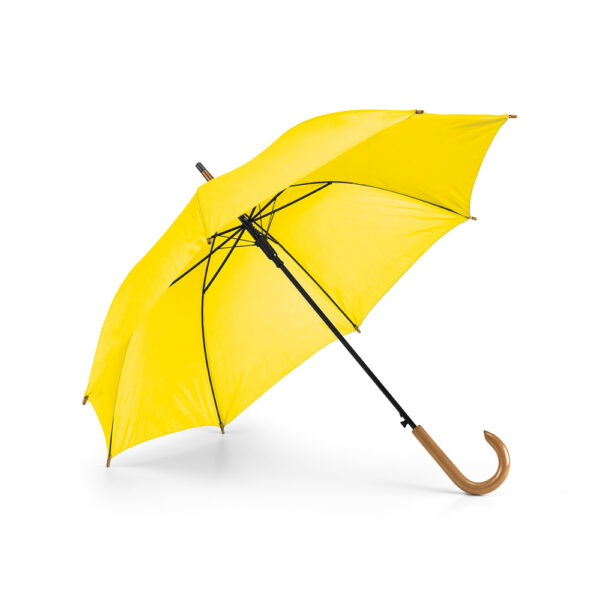 Paraguas personalizado de color amarillo
