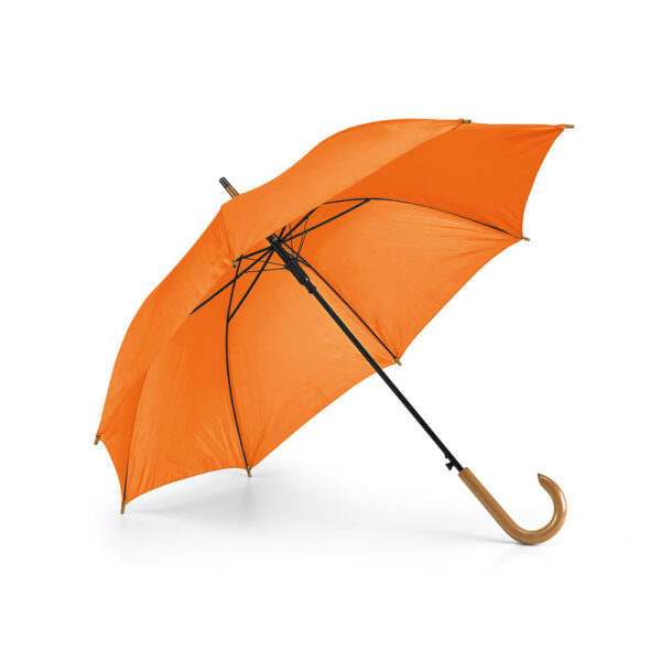 Paraguas personalizado de color naranja