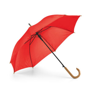 Paraguas personalizado de color rojo