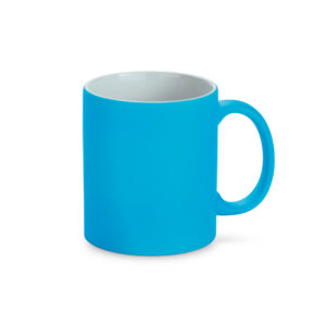 taza de color azul