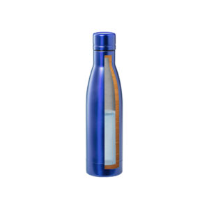 Botella azul vista interior