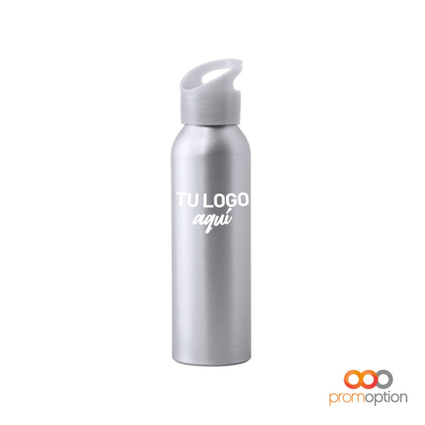 Botella-Personalizada-Aluminio-tapon-rosca-asa-plata