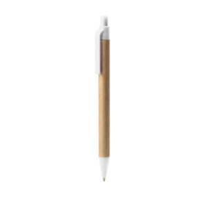 Bolígrafos sostenibles de cartón Alder blanca