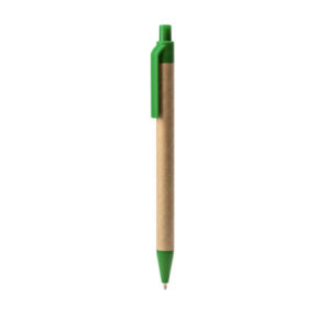Bolígrafos sostenibles de cartón Alder verde