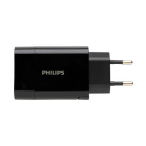 Cargador de pared PD ultrarrápido de Philipsnegro
