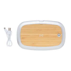 Caja esterilizadora Rena UV-C con cargador inalámbrico de 5Wgris
