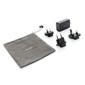 Cargador de viaje PD ultrarrápido Philipsnegro