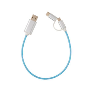 Cable con luz 3 en 1