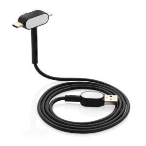 Cable y soporte para teléfono 3 en 1