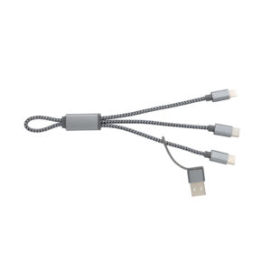 Mini cable trenzado 4 en 1