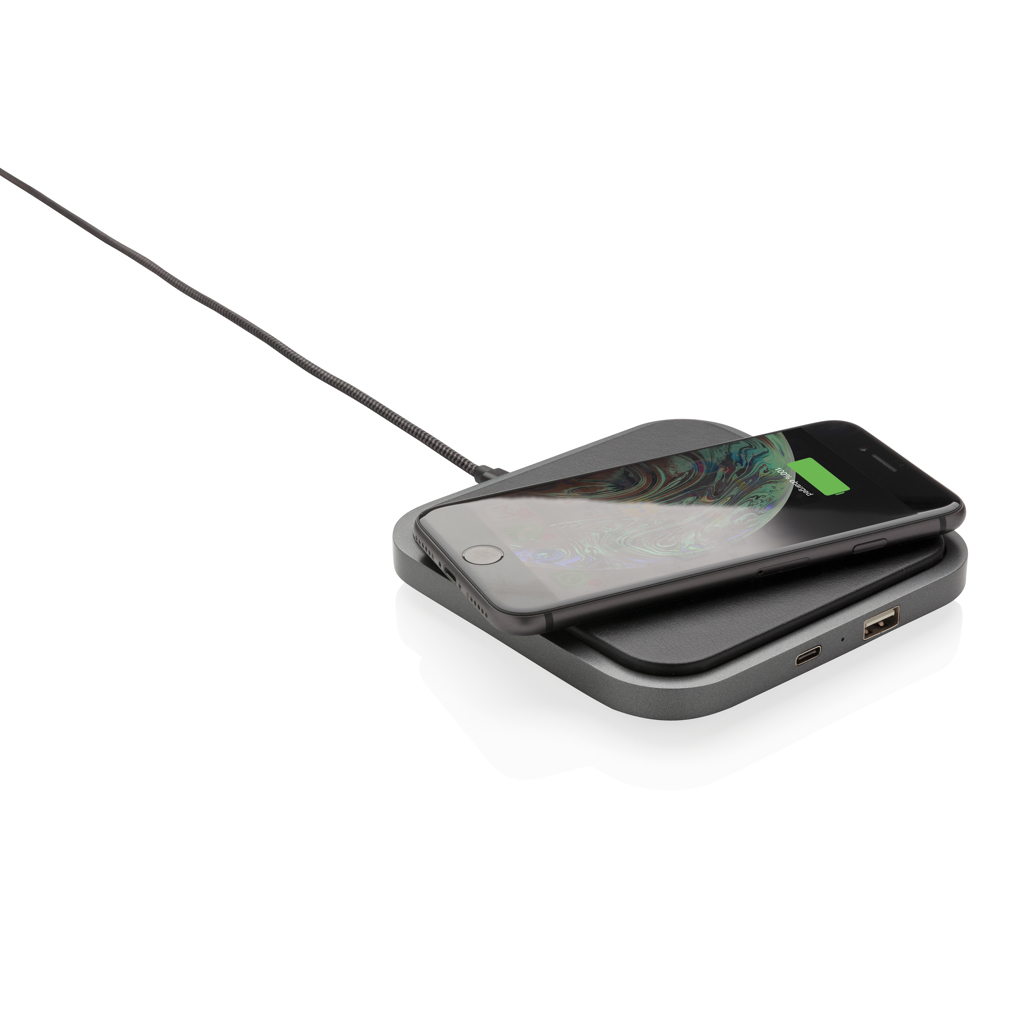 Cargador inalámbrico 5W luxury Swiss Peak 2 Cargador inalámbrico 5W luxury Swiss Peaknegro