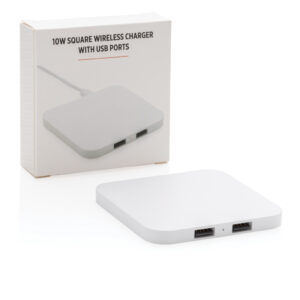 Cargador inalámbrico 10W con entradas USB 18 P308.163 P 500
