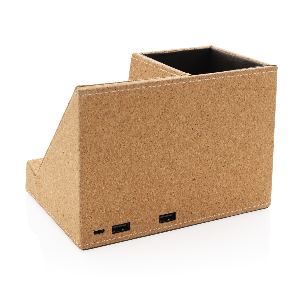 Portalápices de corcho y cargador inalámbrico de 5W 5 Portalápices de corcho y cargador inalámbrico de 5W - Imagen 5