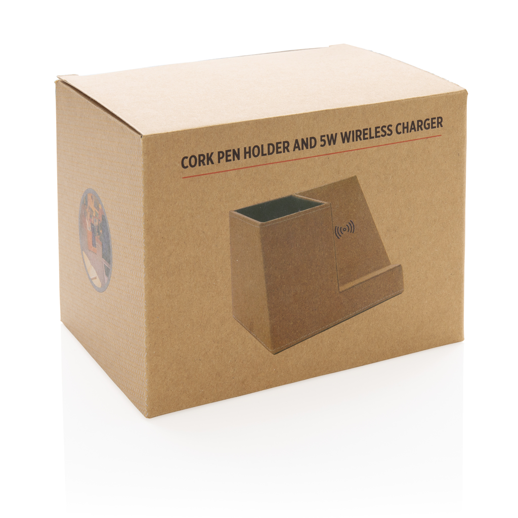Portalápices de corcho y cargador inalámbrico de 5W 10 Portalápices de corcho y cargador inalámbrico de 5W - Imagen 10