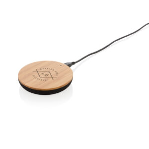Cargador inalámbrico 5W bambú X 15 Cargador inalámbrico 5W bambú Xmarron