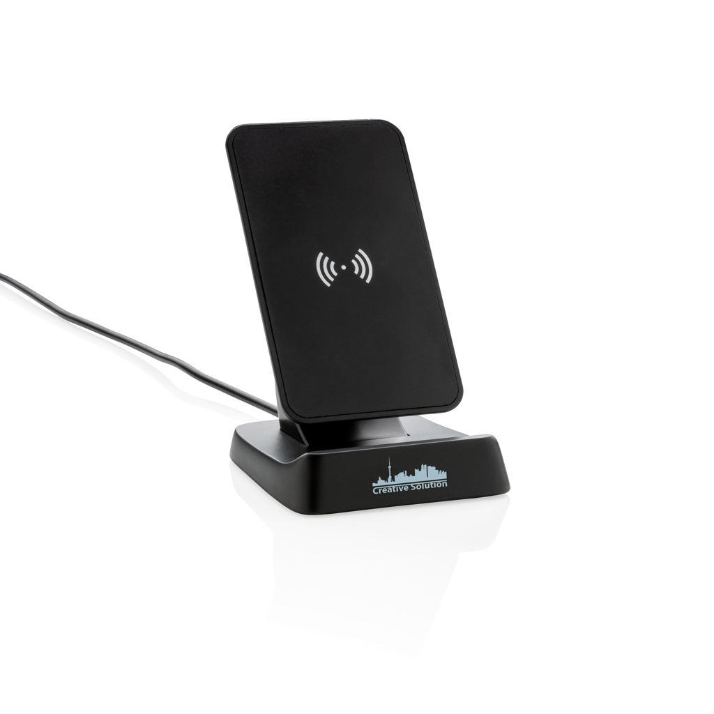 Soporte inalámbrico de carga rápida de 10W 8 Soporte inalámbrico de carga rápida de 10Wnegro