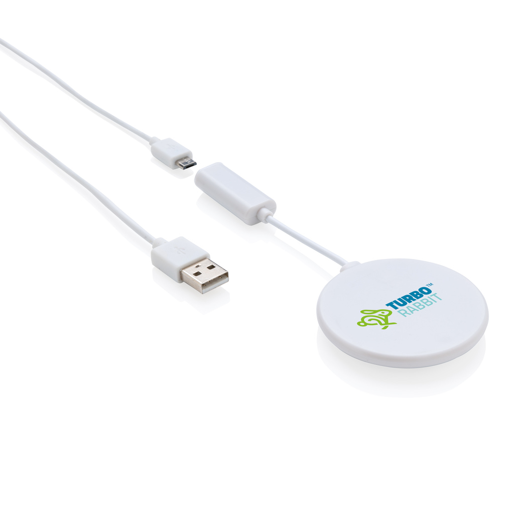 Cargador inalámbrico 5W Stick ´n Watch 8 Cargador inalámbrico 5W Stick ´n Watchblanco