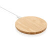 Cargador inalámbrico de bambú 5W 14 Cargador inalámbrico de bambú 5W
