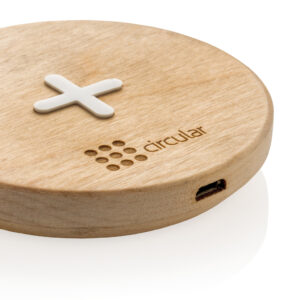 Cargador inalámbrico de madera de 5W 15 P308.819 D 101