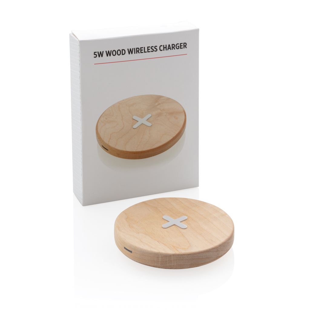 Cargador inalámbrico de madera de 5W 9 Cargador inalámbrico de madera de 5W - Imagen 9