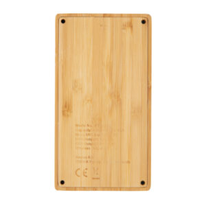 Batería externa Bambú 4.000 mAh inalámbrica 5Wmarron