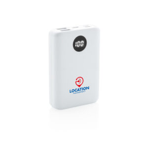 Batería externa de bolsillo de 10.000 mAh con entrada tripleblanco
