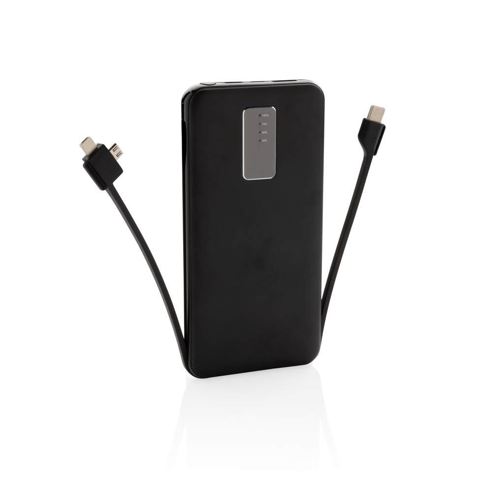Powerbanks personalizadoss personalizados 10.000 mAh con cable integrado 1 Powerbanks personalizadoss personalizados 10.000 mAh con cable integrado