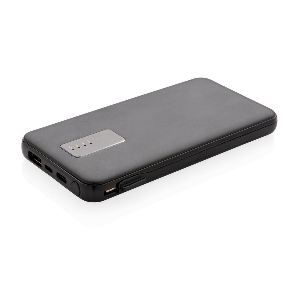 Powerbanks personalizadoss personalizados 10.000 mAh con cable integrado 4 Powerbanks personalizadoss personalizados 10.000 mAh con cable integrado - Imagen 4