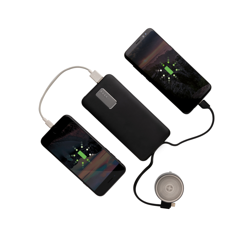 Powerbanks personalizadoss personalizados 10.000 mAh con cable integrado 7 Powerbanks personalizadoss personalizados 10.000 mAh con cable integrado - Imagen 7