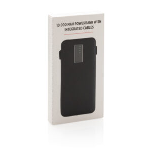 Powerbanks personalizadoss personalizados 10.000 mAh con cable integrado 23 P322.041 P 501