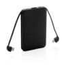 Powerbanks personalizados 5.000 mAh de bolsillo con cables integrados 13 Powerbanks personalizados 5.000 mAh de bolsillo con cables integrados