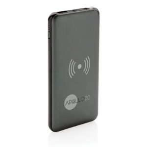 Powerbanks personalizadoss personalizados inalámbrico carga rápida 10.000 mAh 10W con PD 21 Powerbanks personalizadoss personalizados inalámbrico carga rápida 10.000 mAh 10W con PDgris