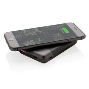 Powerbanks personalizadoss personalizados Ultimate inalámbrico 5.000 mAhnegro
