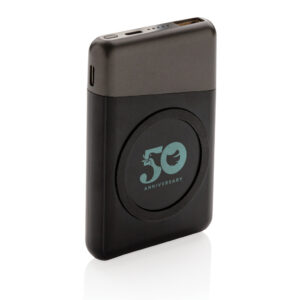 Powerbanks personalizadoss personalizados Ultimate inalámbrico 5.000 mAh 19 Powerbanks personalizadoss personalizados Ultimate inalámbrico 5.000 mAhnegro