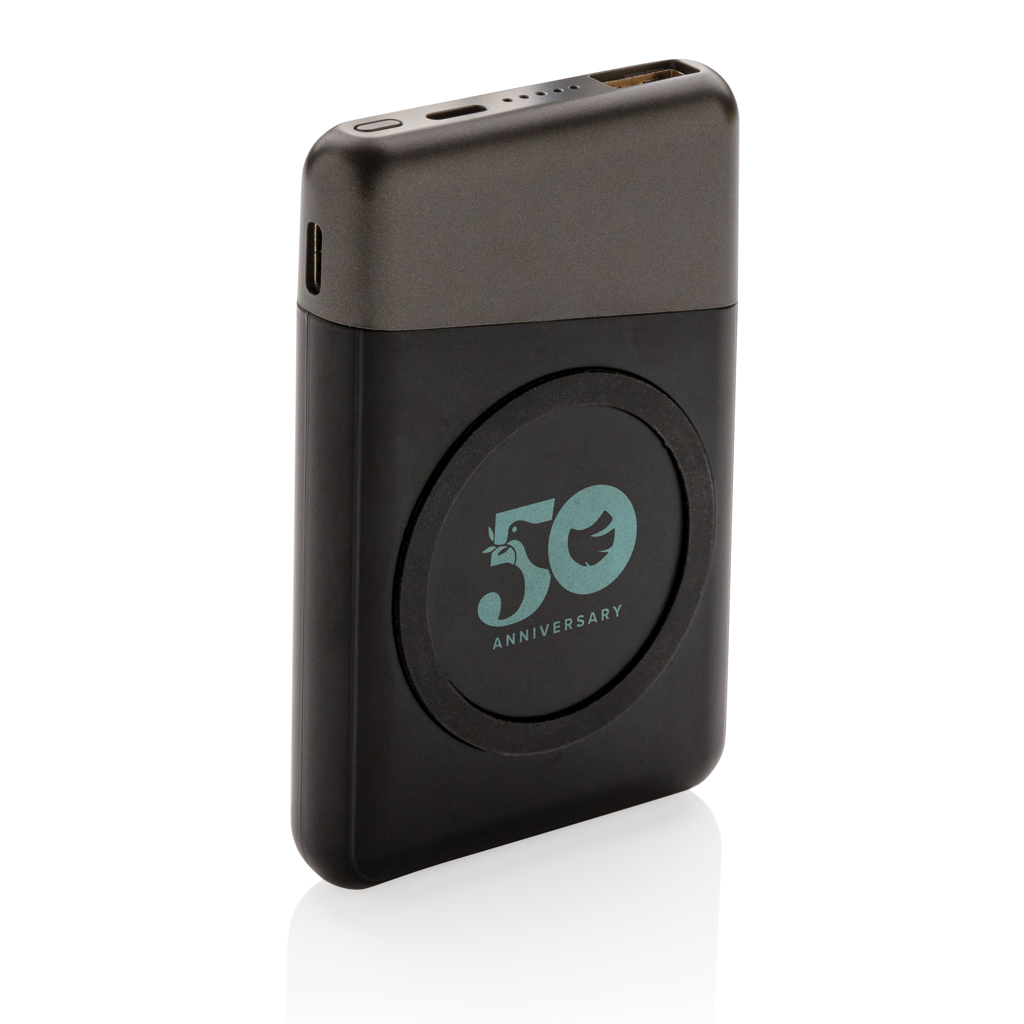 Powerbanks personalizadoss personalizados Ultimate inalámbrico 5.000 mAh 8 Powerbanks personalizadoss personalizados Ultimate inalámbrico 5.000 mAhnegro
