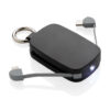 Llavero Powerbanks personalizadoss personalizados de 1.200 mAh con cables integrados
