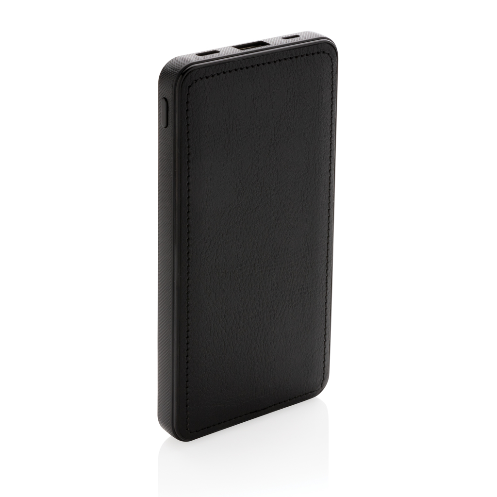 Powerbanks personalizadoss personalizados Tusca PU de 10.000 mAh 2 Powerbanks personalizadoss personalizados Tusca PU de 10.000 mAhnegro