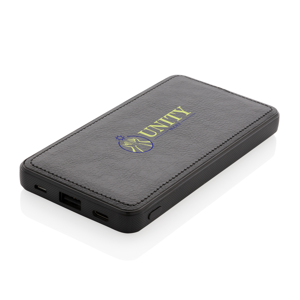 Powerbanks personalizadoss personalizados Tusca PU de 10.000 mAh 7 Powerbanks personalizadoss personalizados Tusca PU de 10.000 mAhnegro