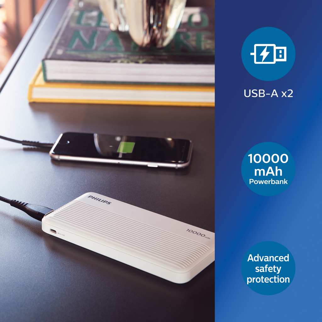 Powerbanks personalizados fino Philips de 10.000 mAh 7 Powerbanks personalizados fino Philips de 10.000 mAh - Imagen 7