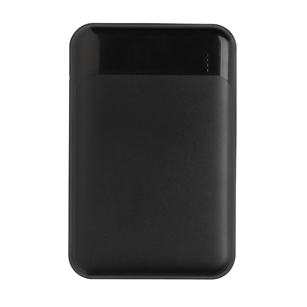 Powerbanks personalizados de plástico reciclado RCS de 10.000 mAh 3 Powerbanks personalizadoss personalizados de plástico reciclado RCS de 10.000 mAhnegro