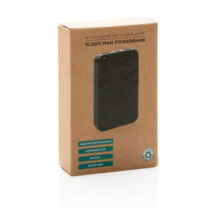 Powerbanks personalizados de plástico reciclado RCS de 10.000 mAh 23 P322.661 P 501