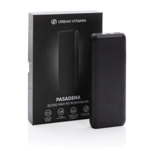 Powerbanks personalizados Pasadena Urban Vitamin 20.000 mAh 18W PD 9 P322.751 P 500